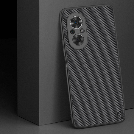 Nillkin Textured Case wytrzymałe wzmocnione etui z żelową ramką i nylonem na tyle Honor 50 SE czarny