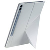 Etui z klapką i podstawką do Samsung Galaxy Tab S9+ Smart Book Cover - białe