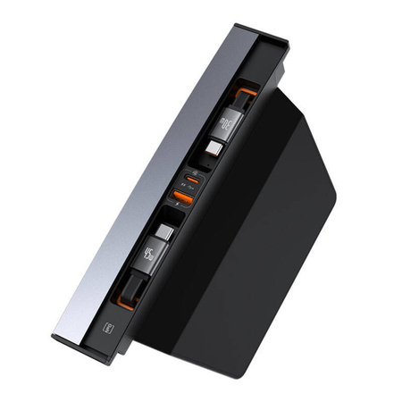 Hub z Kablem USB-C do USB-C dla Tesla Baseus  T-Space czarny