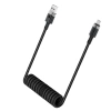 Acefast C14-04 USB-A - USB-C Cable Spring 480Mb/s 3A 1.2m - Black