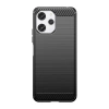 Flexible Hülle mit Carbonmuster für Xiaomi Redmi 12 Carbon Case - Schwarz
