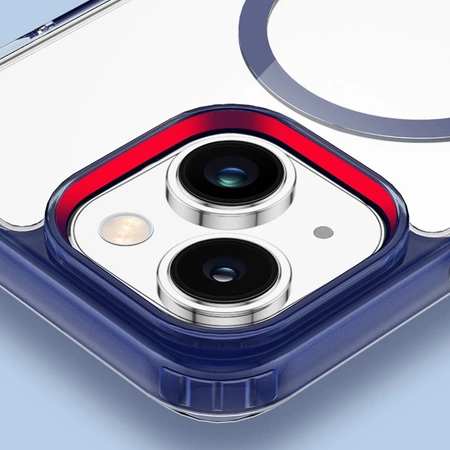 Dux Ducis Clin2 case for iPhone 14 Plus magnetic MagSafe cover blue