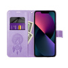 Kabura MEZZO Book do SAMSUNG A56 5G łapacz snów fioletowy