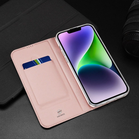 Dux Ducis Skin Pro Wallet Case for iPhone 15 Plus - Pink