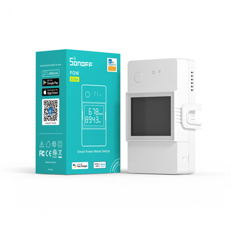Sonoff POW Elite Wi-Fi relay with energy consumption measurement function 20A white (POWR320D)