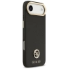 Etui Guess Grained Strass Logo MagSafe na iPhone Air - czarne