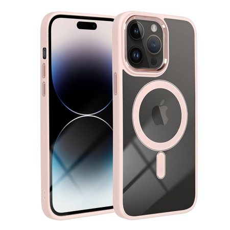 Futerał Color Edge Mag Cover kompatybilny z MagSafe do IPHONE 12 / 12 PRO różowy