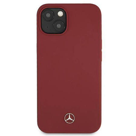 Mercedes MEHCP13MSILRE iPhone 13 6.1 "rot / rote Hardcase-Silikonlinie