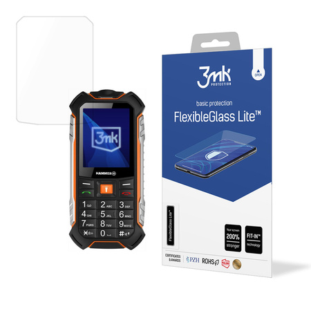 MyPhone Hammer Boost - 3mk FlexibleGlass Lite