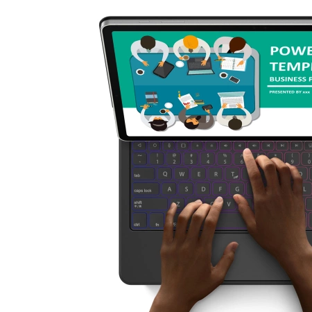 Dux Ducis Keyboard (MK Series) Hülle mit Bluetooth-Tastatur für Samsung Galaxy Tab S9+ / S8+ / S7+ – Schwarz