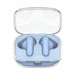 USAMS Słuchawki Bluetooth 5.3 TWS BE series earbuds bezprzewodowe niebieski/blue US-BE16