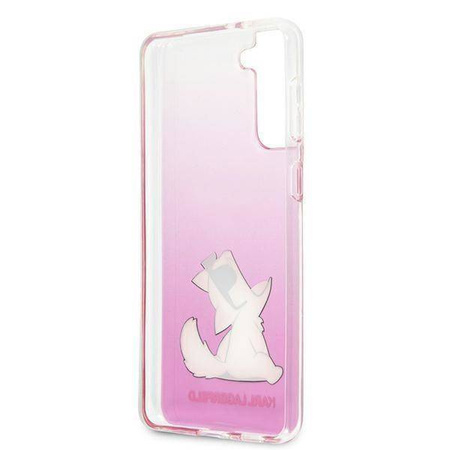 Karl Lagerfeld KLHCS21MCFNRCPI S21+ G996 hardcase różowy/pink Choupette Fun