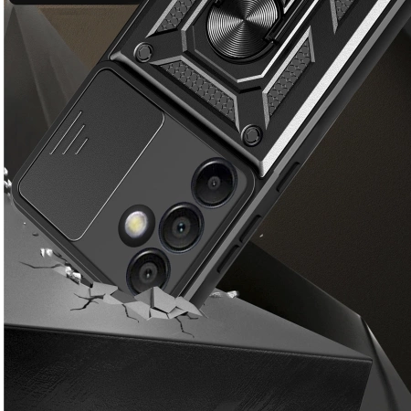 Hybrid Armor Camshield Samsung Galaxy A36 Black