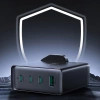 GaN-Ladegerät UK Joyroom JR-TCG05UK 140 W 3x USB-C USB-A + USB-C / USB-C-Kabel 240 W 1,2 m