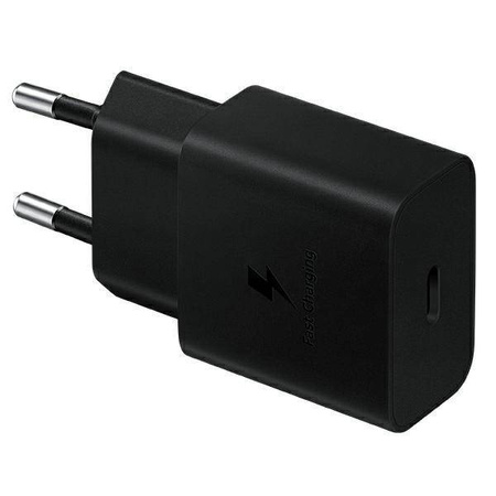 Samsung ładowarka sieciowa USB Typ C 15W PD AFC czarny (EP-T1510NBEGEU)