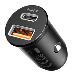 Proove Ładowarka Samochodowa Tiny Power Pro 65W (Type-C + USB) czarna