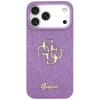 Etui Guess Fixed Glitter Big 4G na iPhone 17 Pro Max - fioletowe