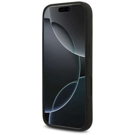 Karl Lagerfeld Silicone Karl&amp;Choupette Ring MagSafe Case for iPhone 17 Pro Max - Black