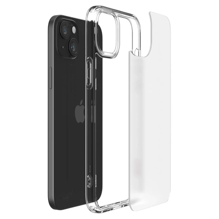 Spigen Ultra Hybrid case for iPhone 15 Plus - transparent and matte