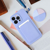 Futerał CARD CASE do XIAOMI Redmi 13C fioletowy