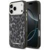 Karl Lagerfeld IML Leopard Pattern MagSafe Case for iPhone 17 Pro Max - Black