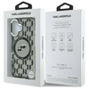 Karl Lagerfeld nakładka do iPhone 16 6,1&quot; KLHMP16SHMCKMHK czarna Hardcase IML Monogram Karl&Choupette Head MagSafe