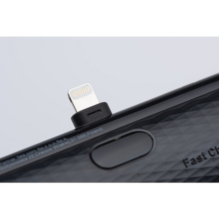 FORCELL Powerbank F-Energy Power Plug F5K3 5 000mAh z wbudowanym złączem do Lightning 8-PIN PD 20W czarny