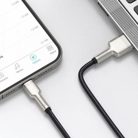 Baseus Cafule Series Metal Data Cable USB to IP 2.4A 1m Black
