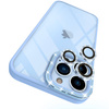 Kingxbar Sparkle Series case iPhone 13 Pro Max with crystals back cover blue