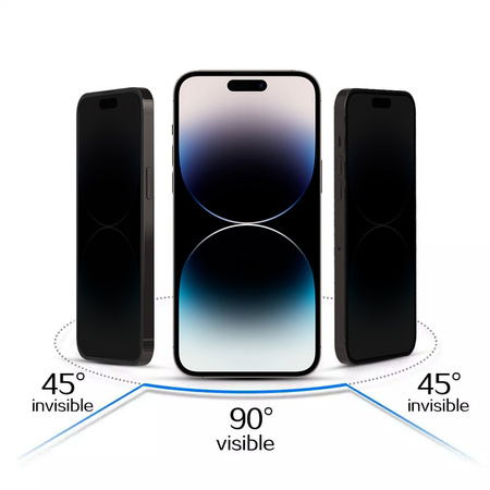 Hartowane szkło Privacy Glass do SAMSUNG GALAXY S23 ULTRA CZARNE