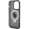 Etui Karl Lagerfeld Ring Stand Karl&Choupettte MagSafe do iPhone 13 Pro - czarne