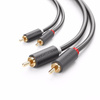 Przewód 2RCA (Cinch) do 2RCA (Cinch) UGREEN 3m (czarny)