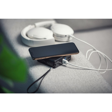 Forcell Wielofunkcyjna Ładowarka 5w1 20W PD z kablem typ C/lightning, power bankiem 10000mAh i ład. bezprzew. 15W