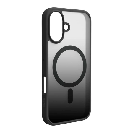 Etui silikonowe Puro Gradient MagSafe do iPhone 16e - czarne