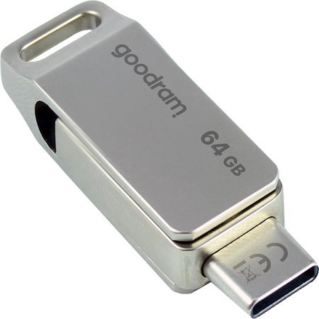Goodram pendrive 64GB USB 3.2 ODA3 srebrny
