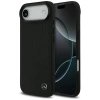 Mercedes Leather Large Laurel Leave MagSafe case for iPhone Air - black