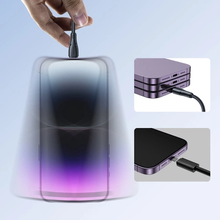 Joyroom USB - Lightning 2.4A Kabel Surpass Series 2 m schwarz (S-UL012A11)