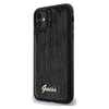 Guess nakładka do iPhone 11 GUHCN61PSFDGSK HC SEQUIN SCRIPT METAL czarna