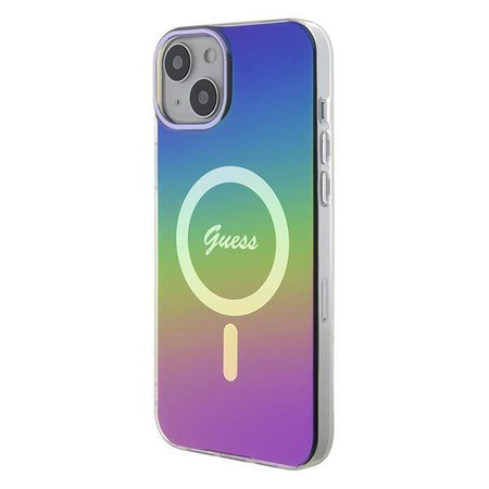 Guess IML Iridescent MagSafe - Etui iPhone 15 Plus (kolorowy)