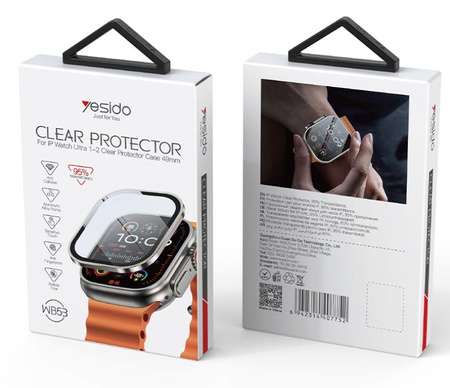 Yesido WB53 Apple Watch Ultra 1 / 2 Screen Protector, GOLD / ZŁOTY
