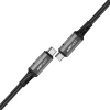 Acefast C1-09 USB-C / USB-C USB4 PD3.1 Kabel 5A 1m - grau-schwarz