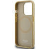 Hello Kitty Leather Kitty Head MagSafe case for iPhone 13 Pro Max - gold