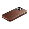 iCarer Oil Wax Premium Leather Case iPhone 14 Plus Magnetic Leather Case with MagSafe brown (WMI14220703-RB)