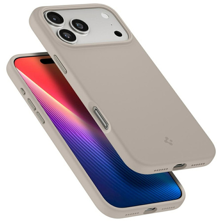 Etui Spigen Silicone Fit MAG MagSafe do  iPhone 17 Pro stone