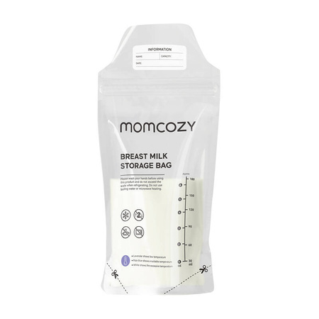Woreczki do przechowywania mleka kobiecego Momcozy 120szt. (polietylen)