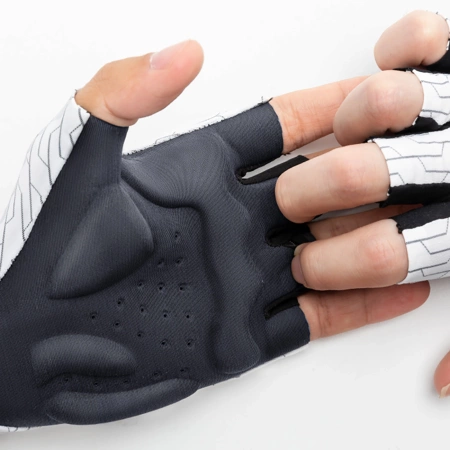 Rockbros MTB Fahrradhandschuhe Größe: M - weiß und schwarz
