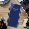 Etui Smart Clear View do Samsung Galaxy A14 5G niebieske