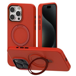 Mercury MagSafe Stand Silicone iPhone 15Pro 6,1" czerwony /red