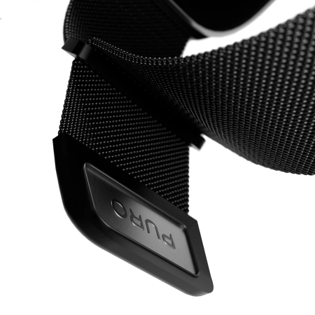 Puro &#39;MILANESE&#39; Watch für Apple Watch 42-44-45-49m, schwarz