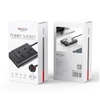 Yesido MC08 Przedłużacz 10w1 (EU) 2650W 6xUSB-A, BLACK / CZARNY